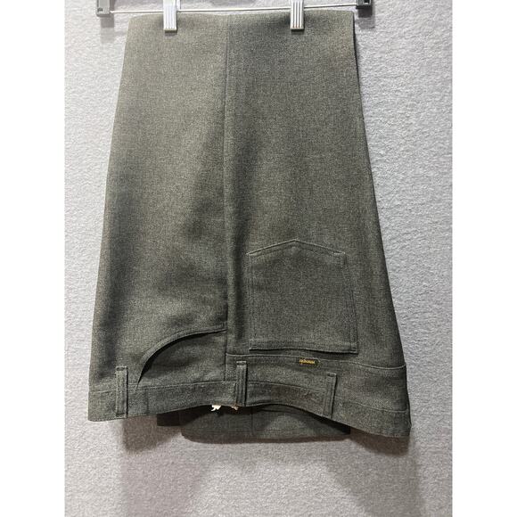 Vintage Wrangler Mens Dress Pants Polyester Charcoal 42x32 Made in Mexico - Picture 2 of 9